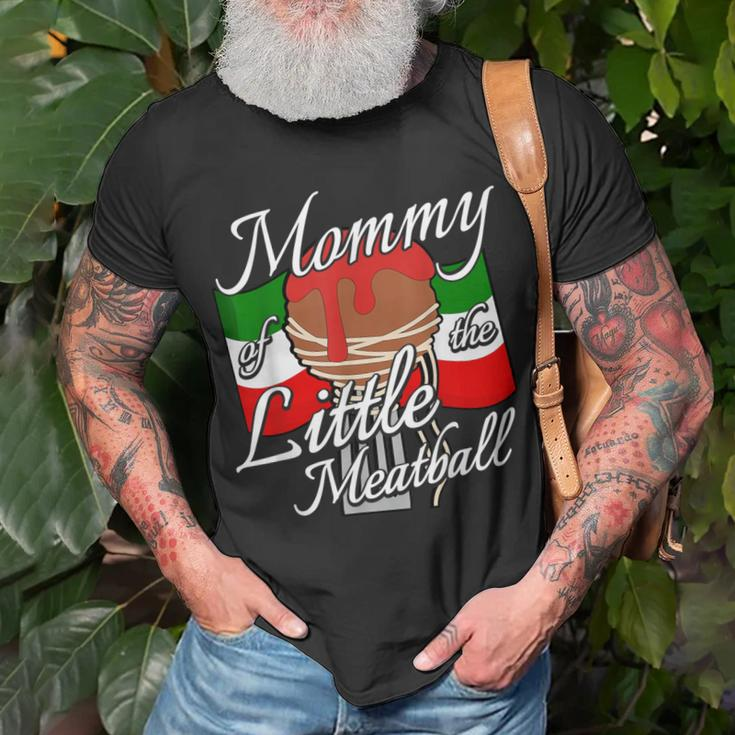 Mommy Of Little Meatball Italian Theme 1St Birthday Italy T-Shirt Gifts for Old Men