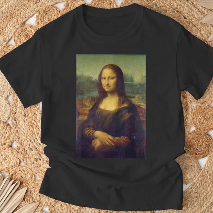 Mona Lisa By Leonardo Dainci T-Shirt Geschenke für alte Männer