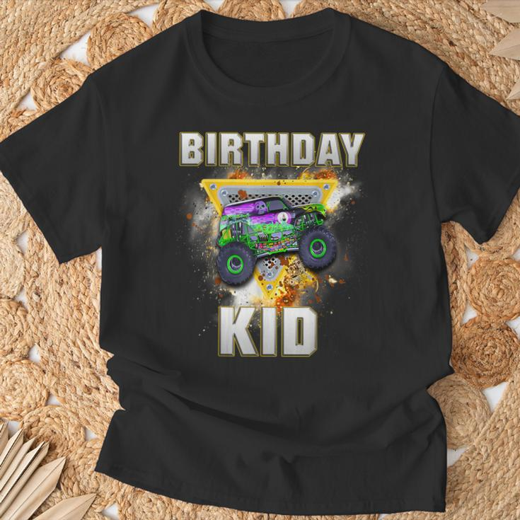 Monster Truck Birthday Kid Monster Truck Are My Jam Lovers T-Shirt Gifts for Old Men