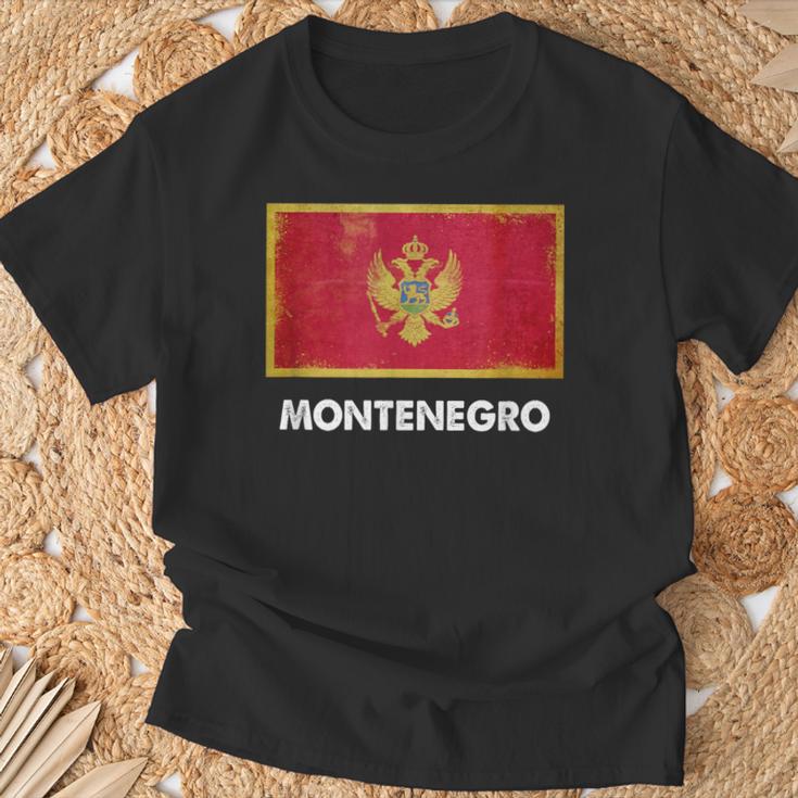 Monte Flag Jersey Montenegrinian T-Shirt Geschenke für alte Männer