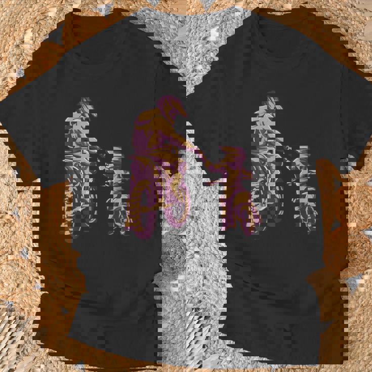 Motocross Padre E Hijo Día Del Padre Camiseta unisex Regalos para ancianos