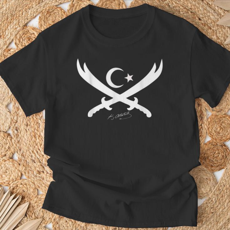 Mustafa Kemal Atatürk Zülfikar Alevilik Alevi Hz Ali T-Shirt Geschenke für alte Männer