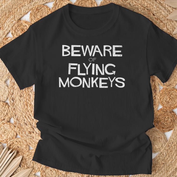 Narzisstische Überlebende Bewusstseinorsichtor Fliegenden Affen T-Shirt Geschenke für alte Männer