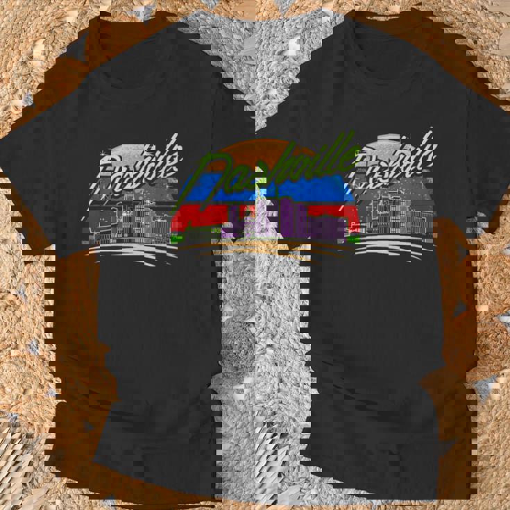 Nashville City Retrointage Nashville Tennessee Tn Camiseta unisex Regalos para ancianos