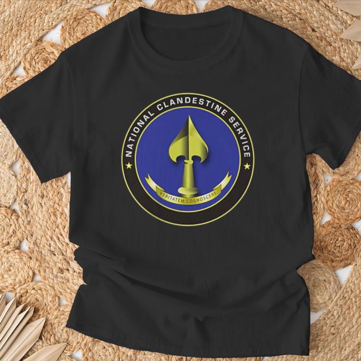 National Clandestine Service Ncs Cia Spy Veteran T-Shirt Gifts for Old Men