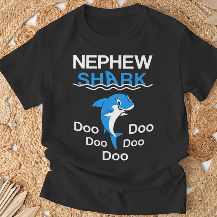 Nephew Shark T-Shirt Gifts for Old Men