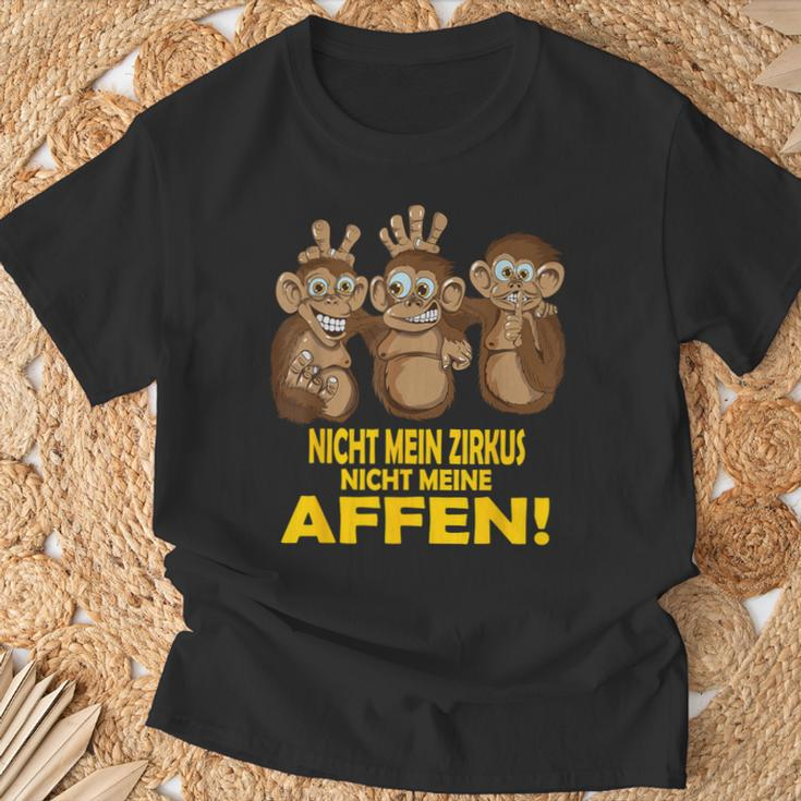 Nicht Mein Zirkus, Nicht Meine Monkeys T-Shirt mit Zoo Motto Geschenke für alte Männer