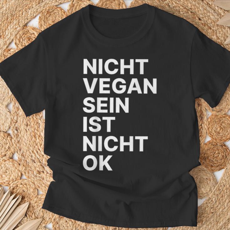 Nichtegan Sein Ist Nicht Okay T-Shirt Geschenke für alte Männer