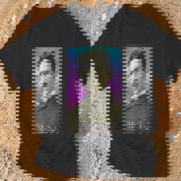 Nikola Tesla Inspiradora De Ciencia Y Electricidad Camiseta unisex Regalos para ancianos