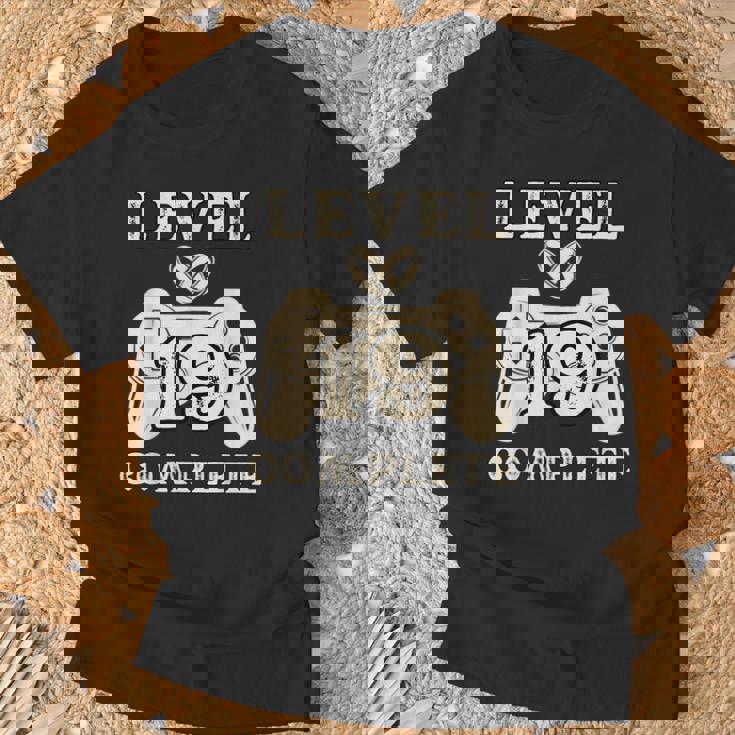 Nivel 19 Completo Para Hombres Idea De Regalo 19 Aniversario De Boda Camiseta unisex Regalos para ancianos