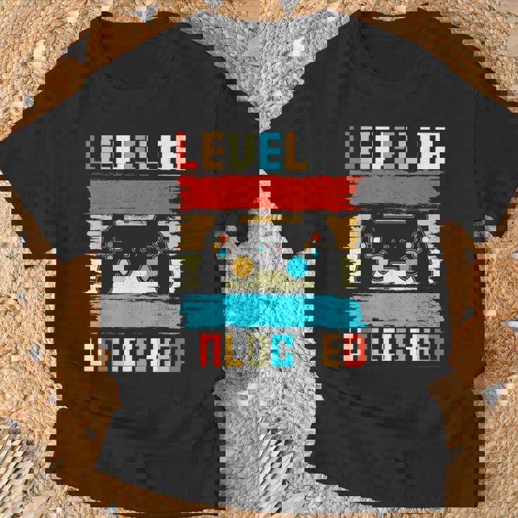 Nivel 6 Desbloqueado 6º Cumpleaños Gamer Regalos 6 Años Regalo Camiseta unisex Regalos para ancianos