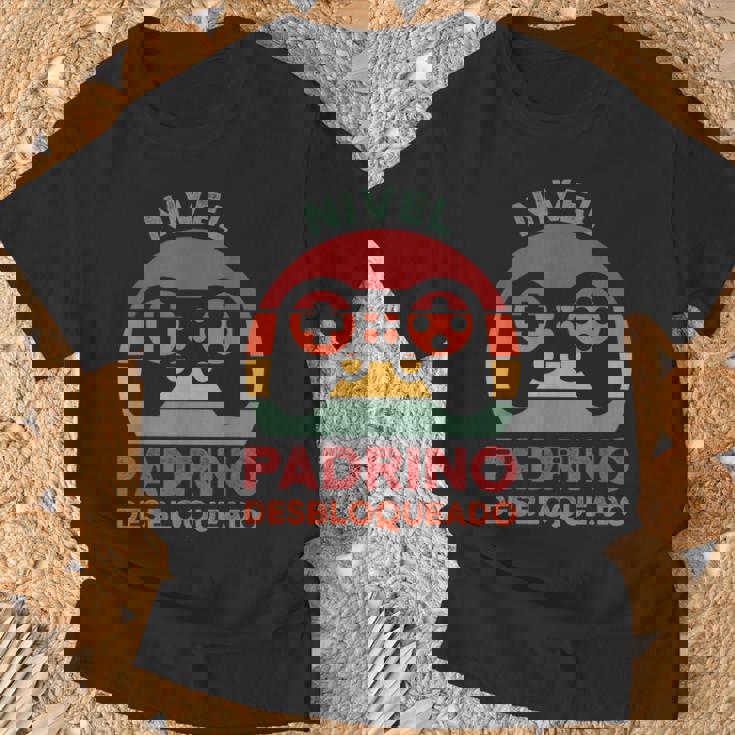 Nivel Padrino Desbloqueado Padrino Camiseta unisex Regalos para ancianos