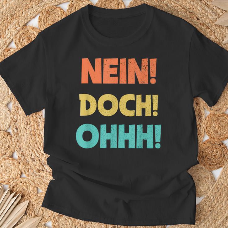 No Doch Ohhh T-Shirt Geschenke für alte Männer