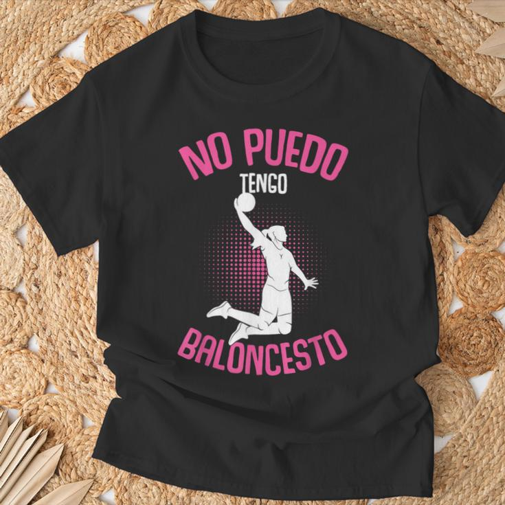 No Puedo Tengo Baloncesto Basket Niña Mujer Camiseta Camiseta unisex Geschenke für alte Männer