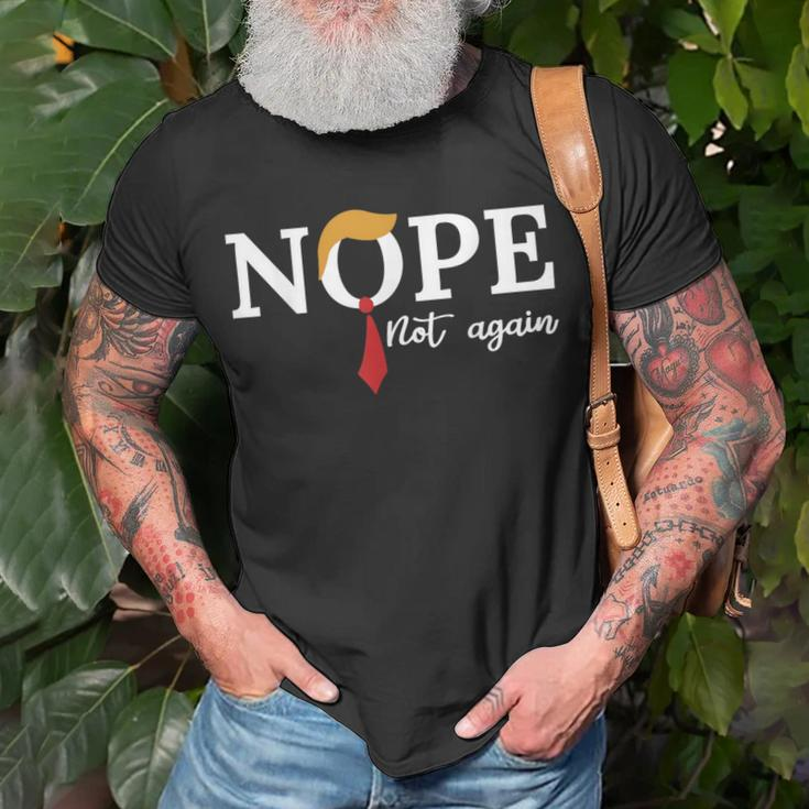 Nope Not Again T-Shirt Gifts for Old Men