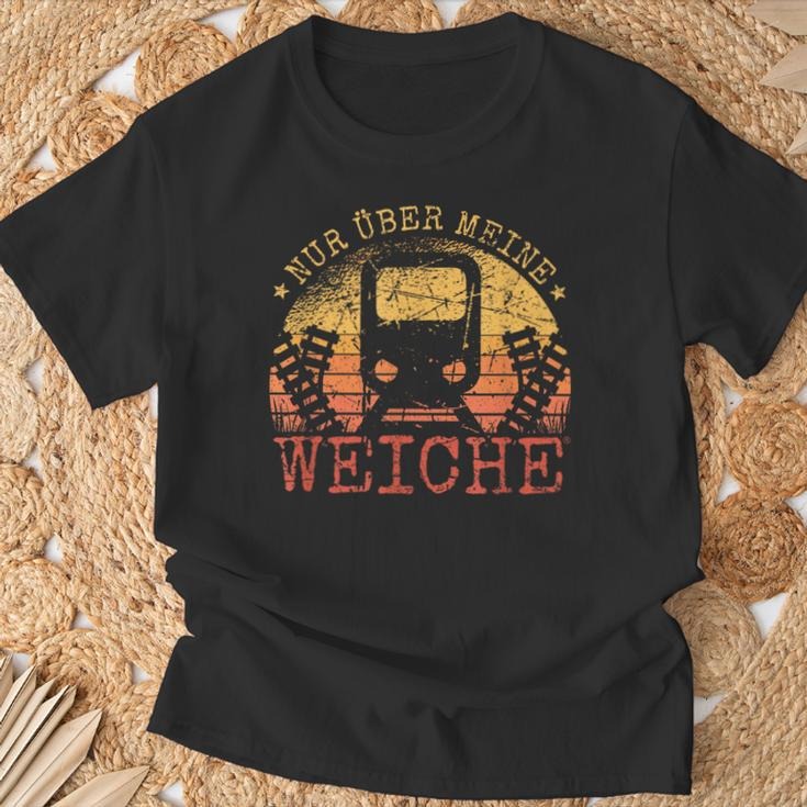 Nur Über Meine Weiche Lokfahrer Railway S T-Shirt Geschenke für alte Männer