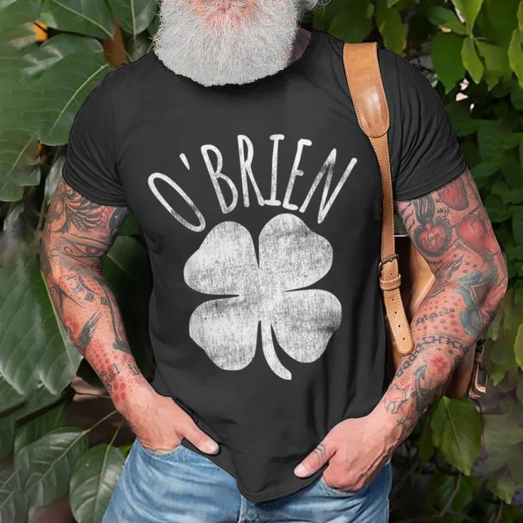 O'brien St Patrick's Day Irish Family Last Name Matching T-Shirt Gifts for Old Men