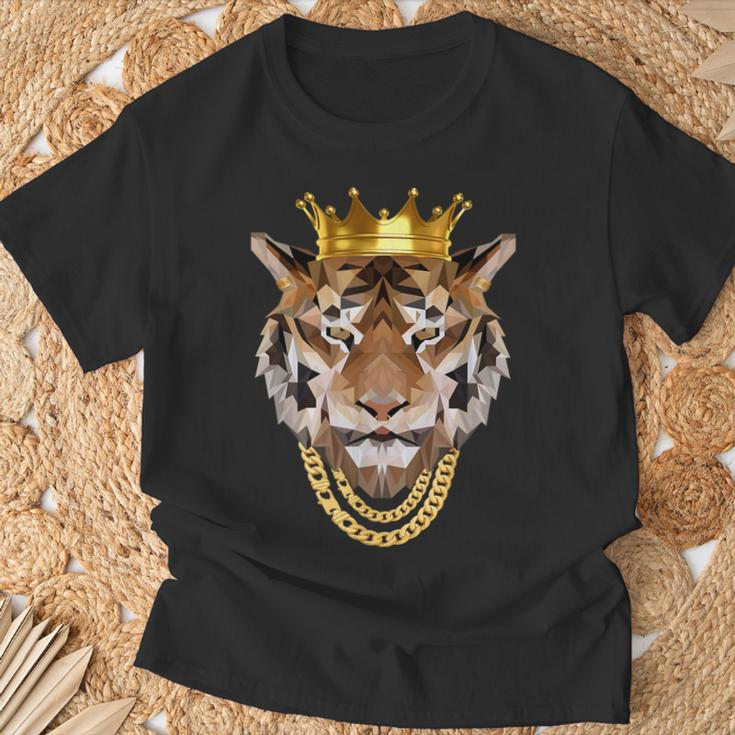 Oldschool Hip Hop Origami Tiger King Jungle Rap Dance T-Shirt Geschenke für alte Männer