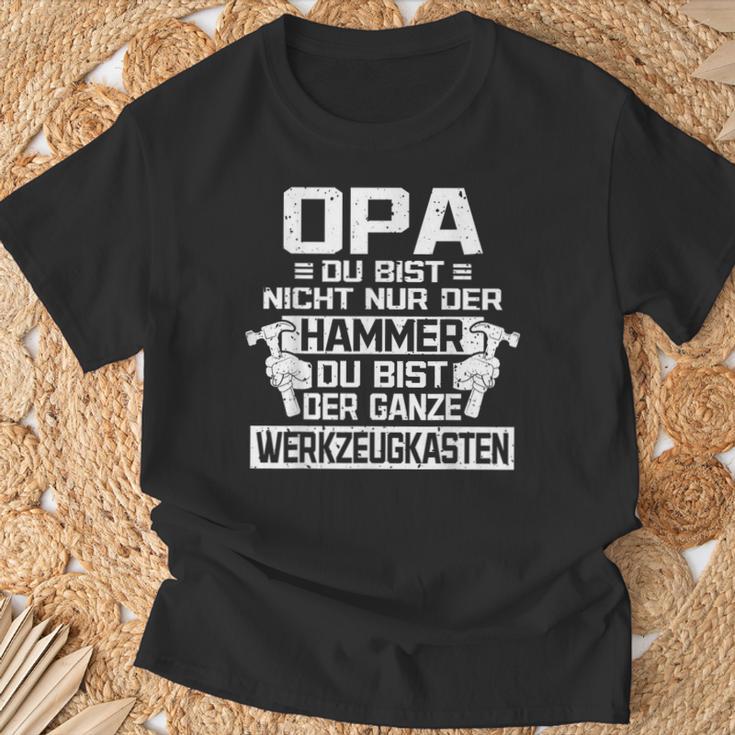 Opa Du Bist Nicht Nur Der Hammer S T-Shirt Geschenke für alte Männer