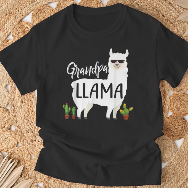 Opa Lama Geschenk Für Männer Papa T-Shirt Geschenke für alte Männer