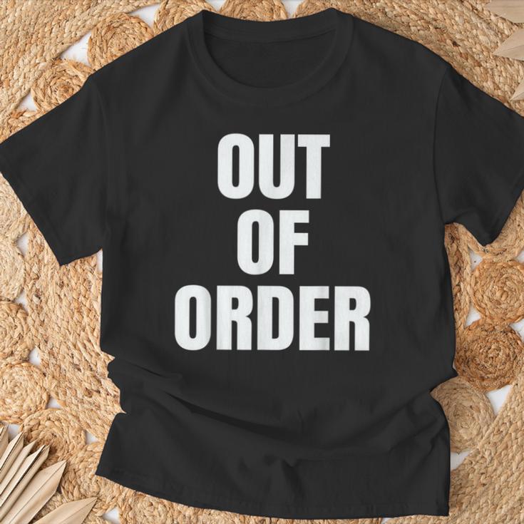 Out Of Order Sarcastic T-Shirt Gifts for Old Men