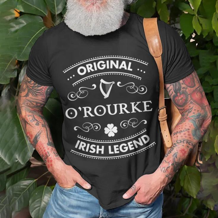 Original Irish Legend O'rourke Irish Family Name T-Shirt Gifts for Old Men