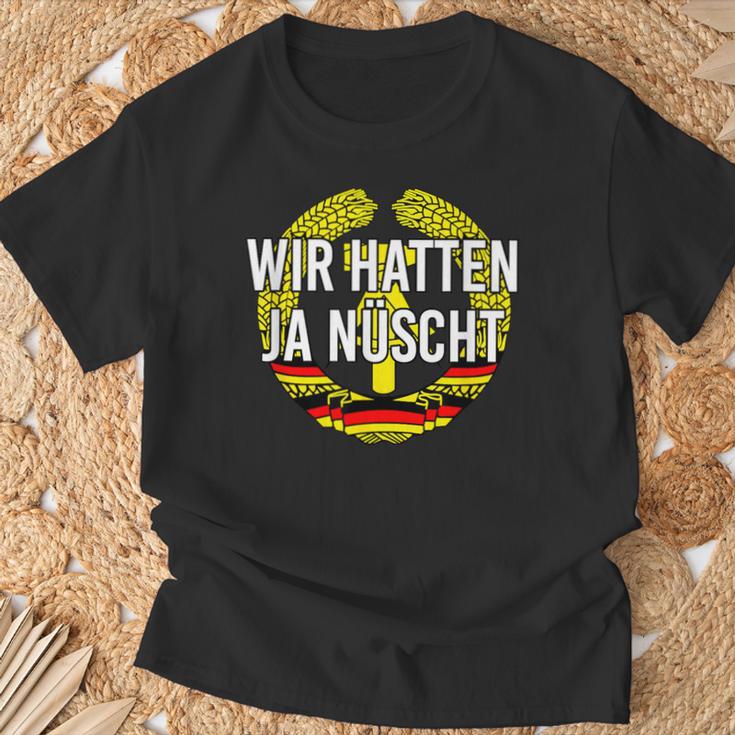 Ostdeutscher Ossis Father's Day Cult Wir Hatten Ja Nühnt T-Shirt Geschenke für alte Männer