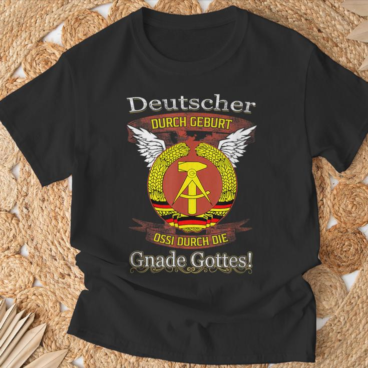 Osten Deutscher Durch Geburt Ossi Durch Die Grace Of God T-Shirt Geschenke für alte Männer