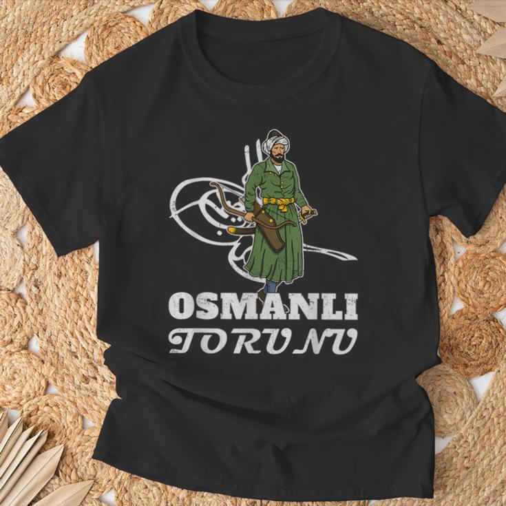 Ottoman Turkish Swords Atatürk Kemal Göktürk Flags Istanbul T-Shirt Geschenke für alte Männer