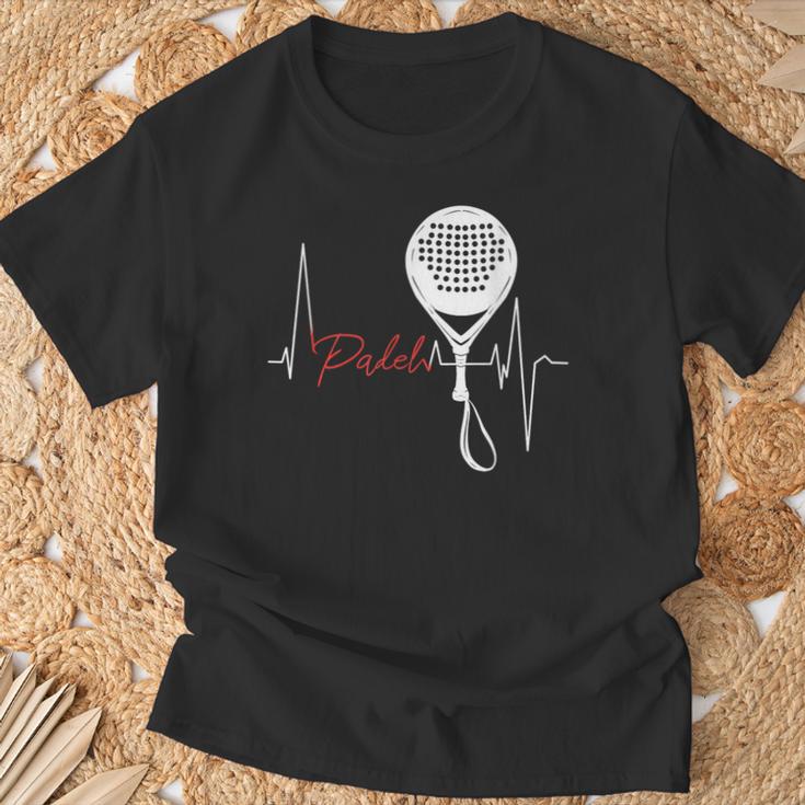 Padel Fan Athletes For Padel Tennis Player T-Shirt Geschenke für alte Männer