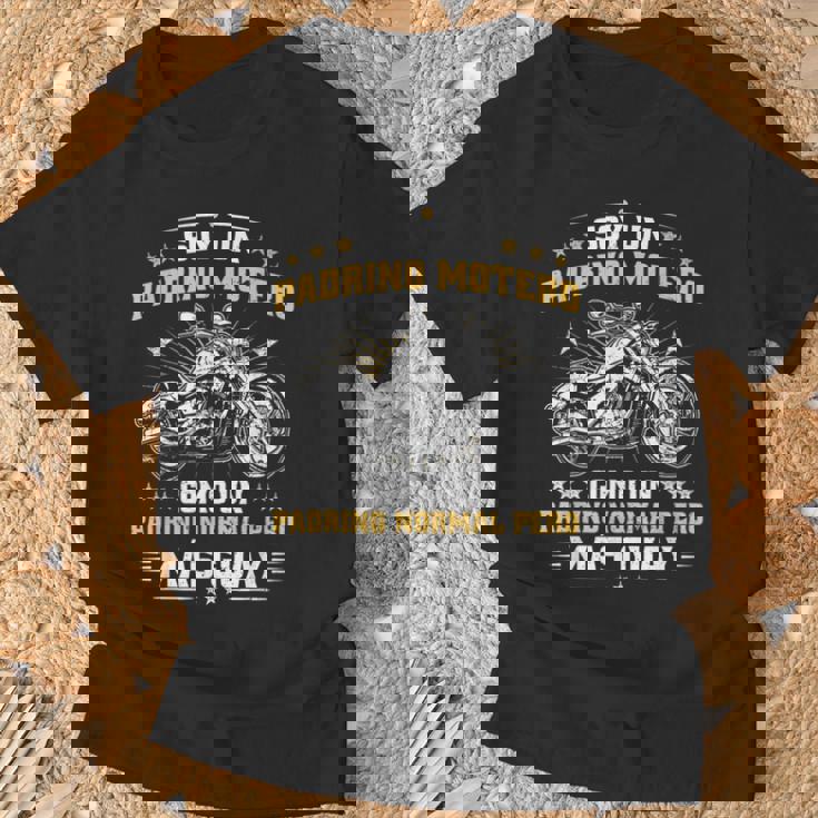 Padrino Motero Divertido Padrino Cumpleaños Motero Regalo Camiseta unisex Regalos para ancianos