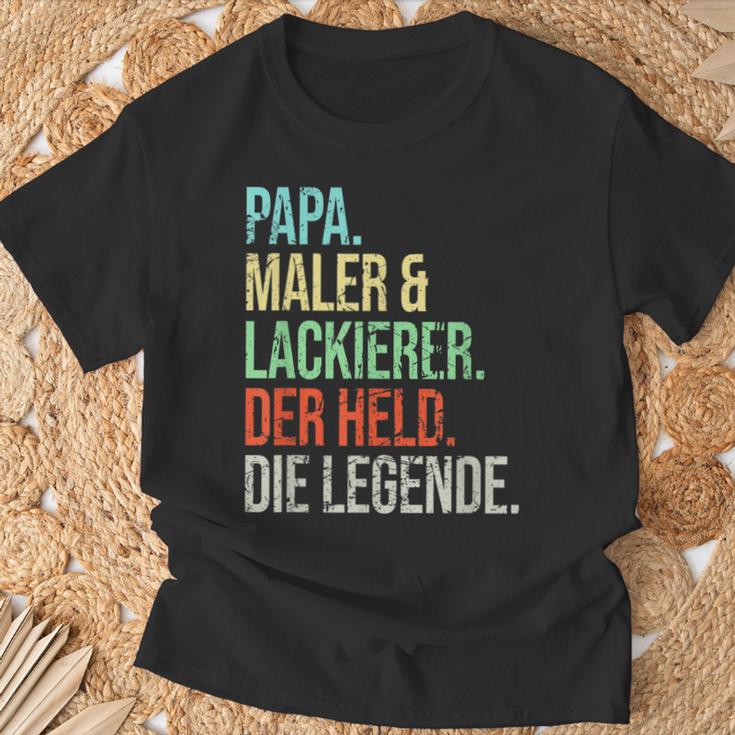 Painter And Painter Dad Legend Fatherintage T-Shirt Geschenke für alte Männer