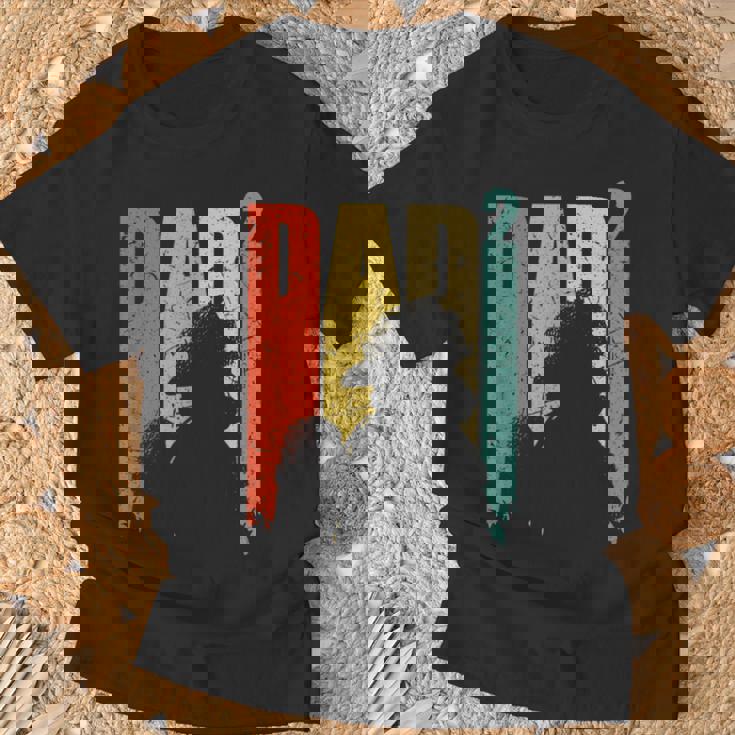Papá Al Poder De 2 Bomberos Papa Doseces Papa Camiseta unisex Regalos para ancianos