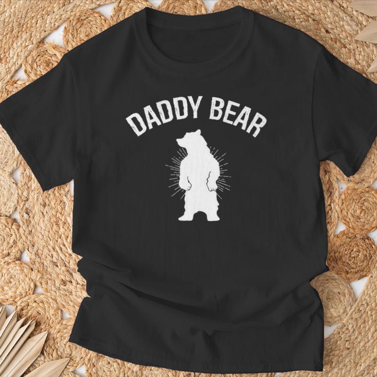 Papa Bär Daddy Bär Geschenke Füratertag Geburtstag Papa T-Shirt Geschenke für alte Männer