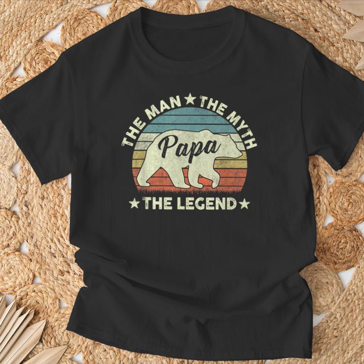 Papa Bear Gifts, Papa The Man Myth Legend Shirts