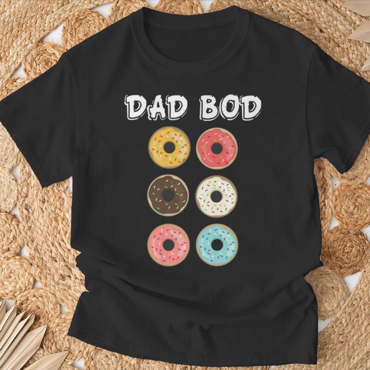 Papa Bod Lustige Donuts T-Shirt Geschenke für alte Männer