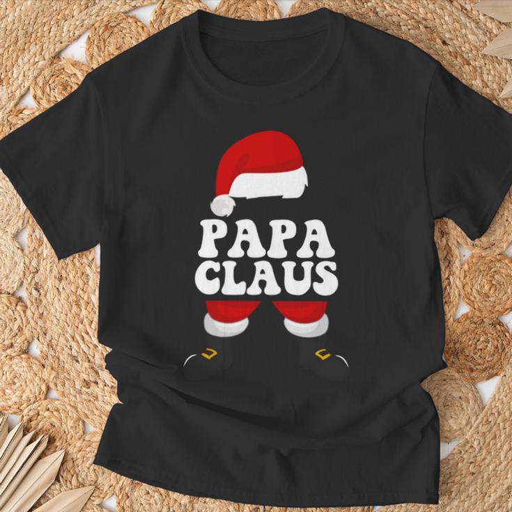 Papa Claus Weihnachtsmann Weihnachten T-Shirt Geschenke für alte Männer