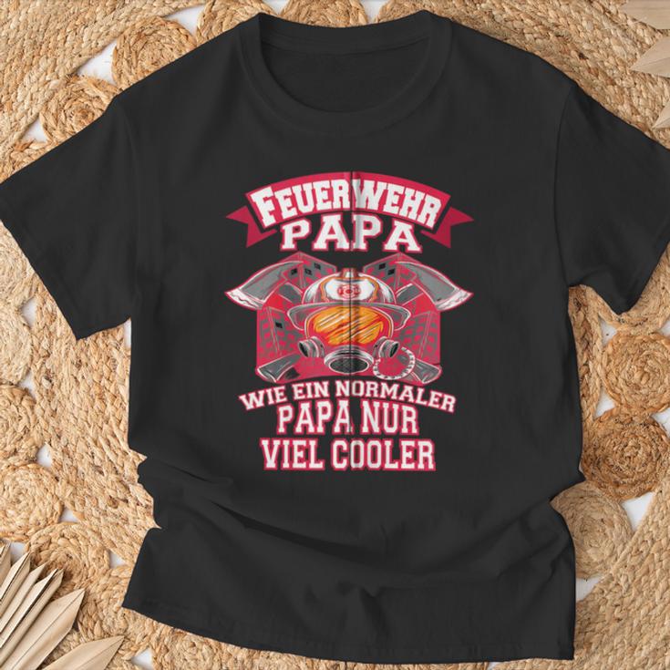 Papa Feuerwehrmanniel Cooler Sohn Tochterater Kapuzenjacke T-Shirt Geschenke für alte Männer