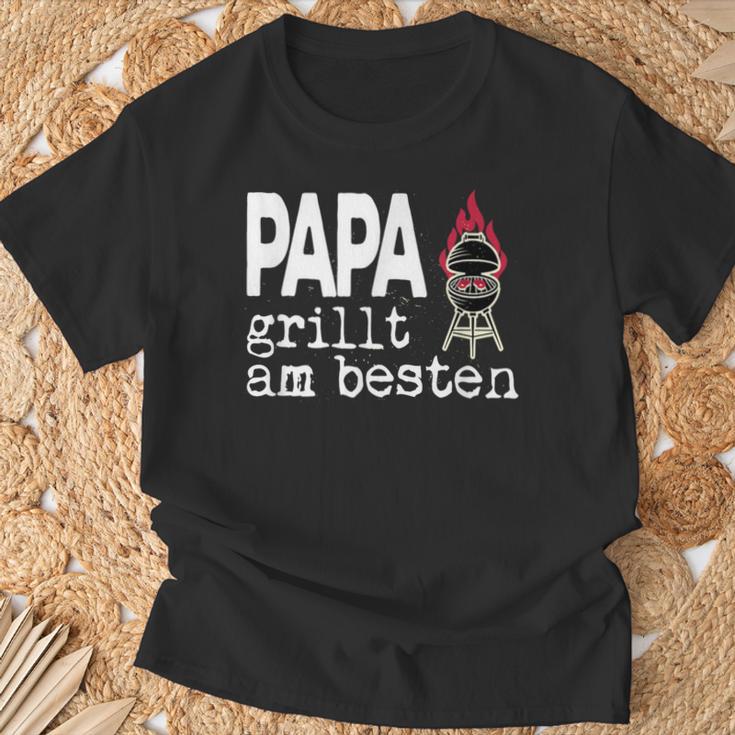 Papa Grillt Am Beste Griller Am Ort T-Shirt Geschenke für alte Männer