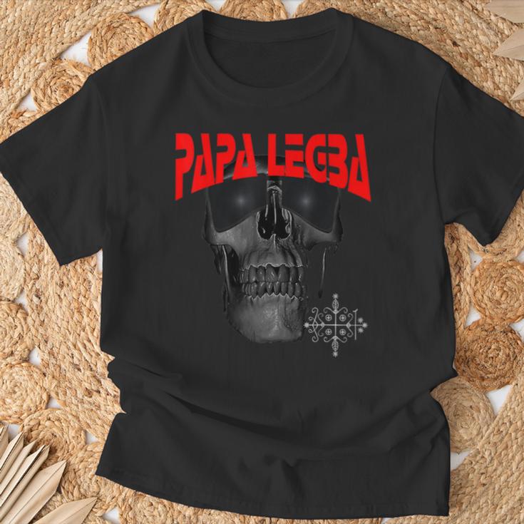 Papa Legba Lwa Papa Legbaoodoo Hoodo Loaeve S T-Shirt Geschenke für alte Männer