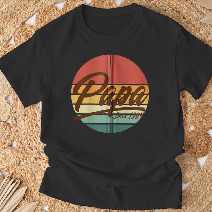 Papa Seit 1994 27 Geburtstag 27 Jahre Alt Papa Kapuzenjacke T-Shirt Geschenke für alte Männer