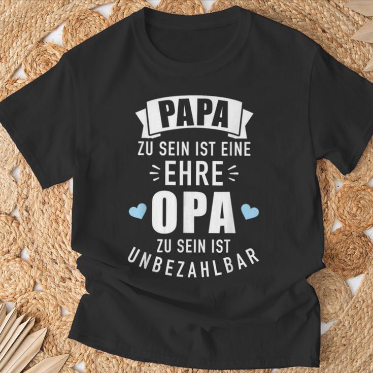 Papa Zu Sein Ist Eine Ehre Opa Zu Sein Priceless S T-Shirt Geschenke für alte Männer