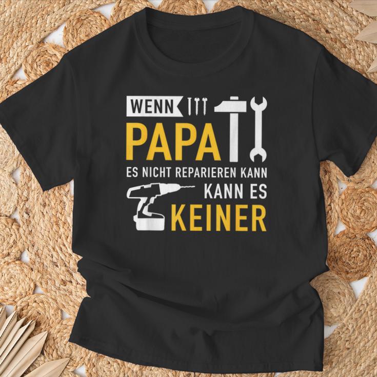 Papaater Nicht Reparieren Kann Saying Father's Day T-Shirt Geschenke für alte Männer