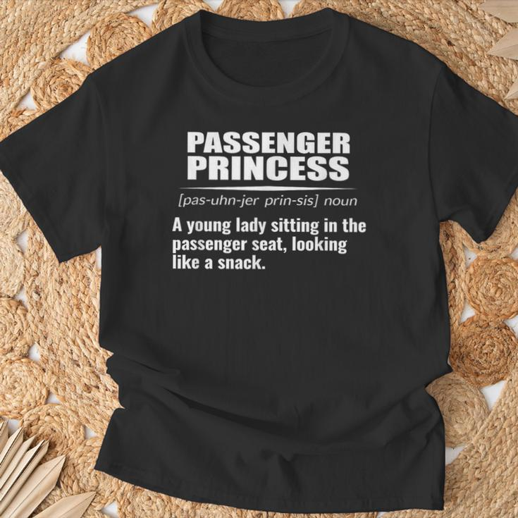 Passenger Princess Definition T-Shirt Gifts for Old Men