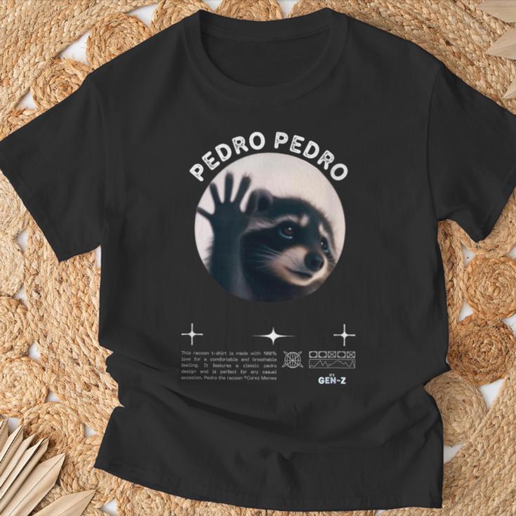 Pedro Pedro Pedro Dancing Racoon Meme T-Shirt Geschenke für alte Männer