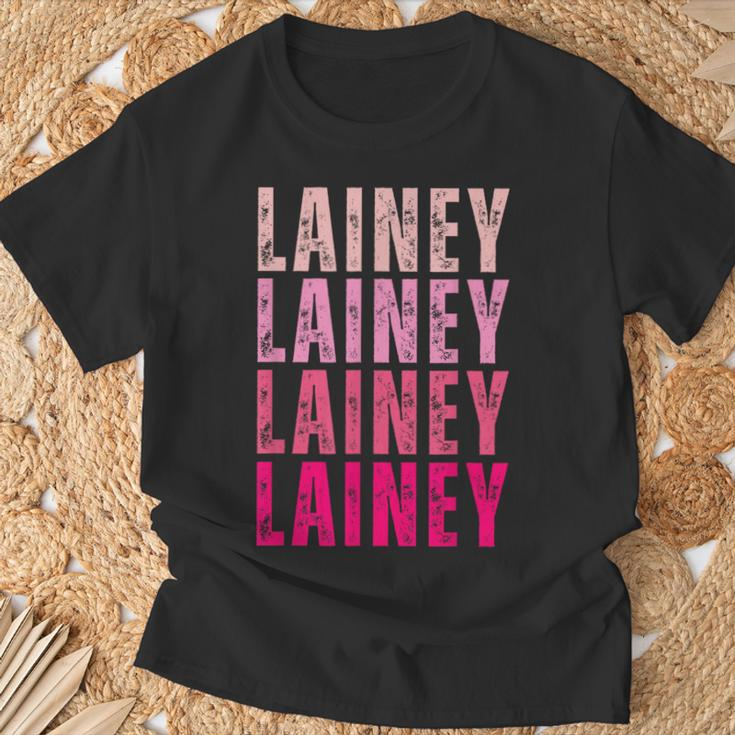 Personalized Name Lainey I Love Lainey Vintage T-Shirt Gifts for Old Men