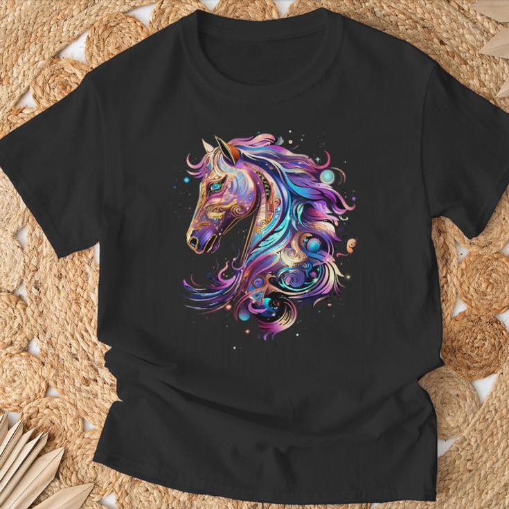 Pferd Für Dorfkinder & Pferdeliebhaber Geschenk T-Shirt Geschenke für alte Männer