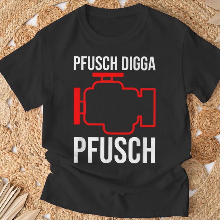 Pfusch Digga Pfusch Pfuscher Mkl Engine Control Light T-Shirt Geschenke für alte Männer