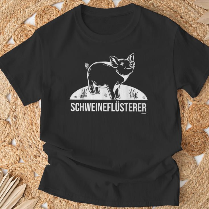 Pig Whisper Pig Farmer T-Shirt Geschenke für alte Männer