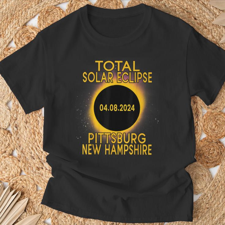 Pittsburg New Hampshire Total Solar Eclipse 2024 T-Shirt Gifts for Old Men